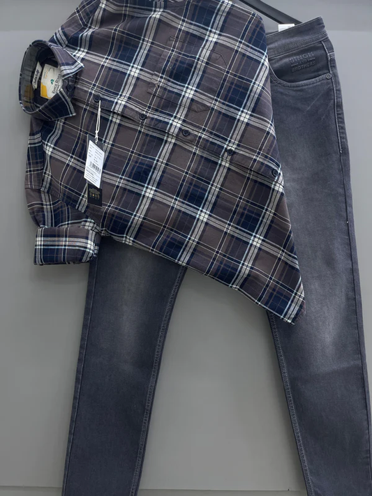Oxford Shirt With Denim Jeans